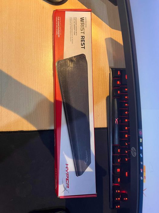 HyperX Wrist Rest, como novo na caixa