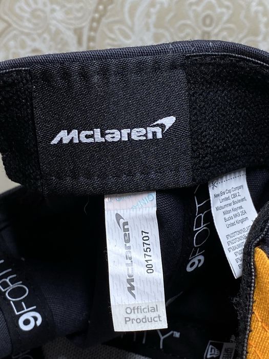 НОВА-оригінальна кепка New Era 9FORTY McLaren F1 Team