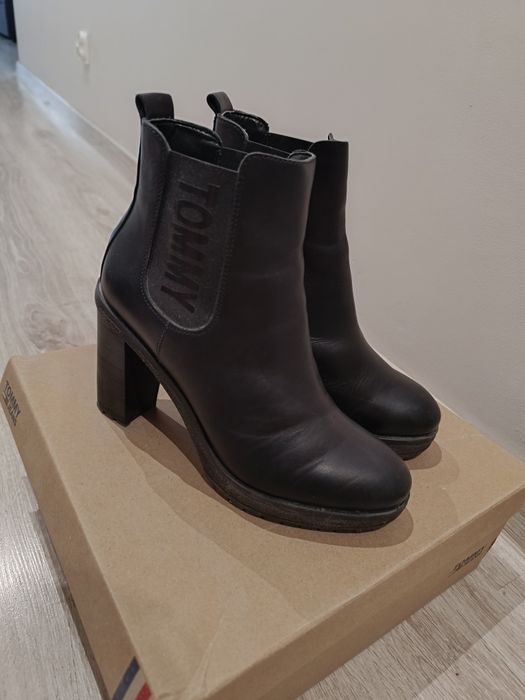 Botki czarne Tommy Jeans rozm 39