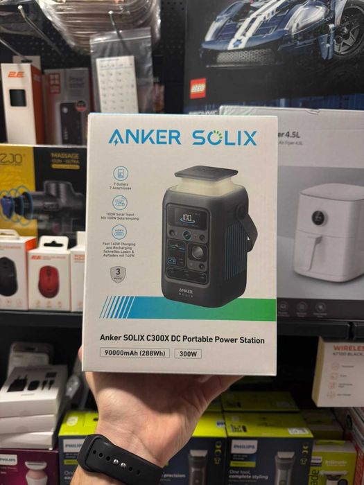 Anker SOLIX C300X — НОВА Портативна Зарядна Станція (288Wh / 300W)