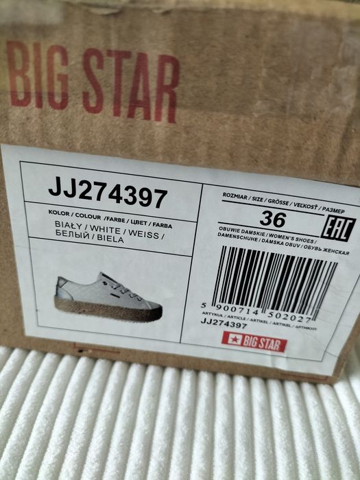 Espadryle białe big star