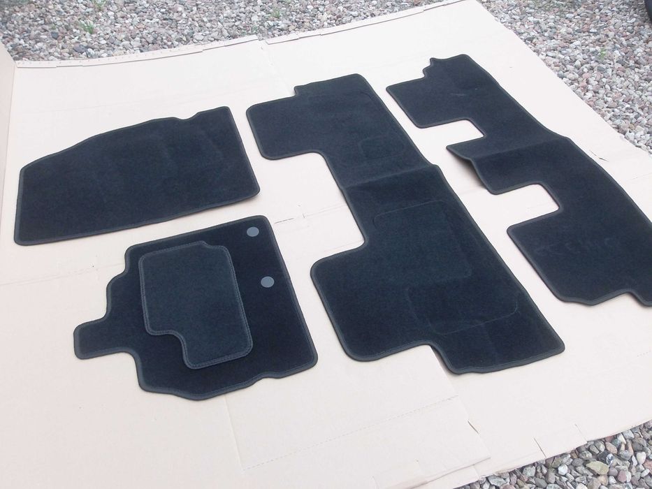 Dywaniki Welurowe RENAULT GRAND SCENIC 3 III Dopasowane 7 Osobowy