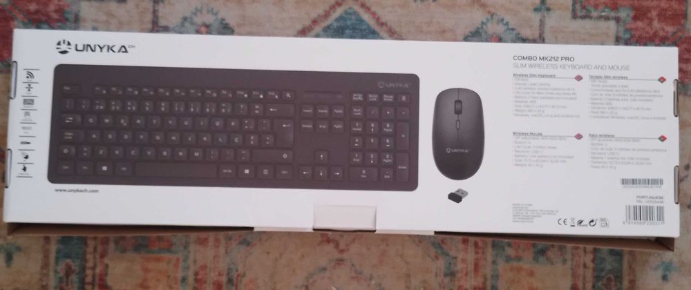 Teclado e rato MK212 PRO WIRELESS