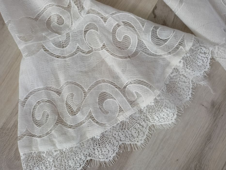 Śliczna sukienka biała styl boho komunia wesele