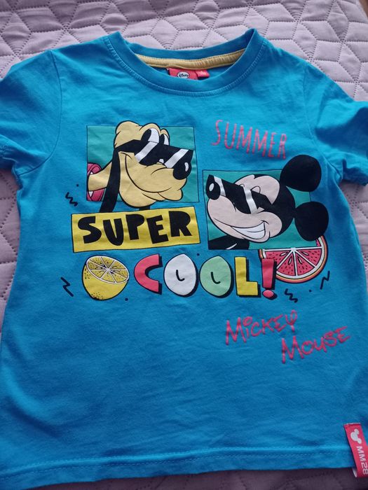 Myszka Miki i Pluto koszulka dla chłopca rozmiar 110