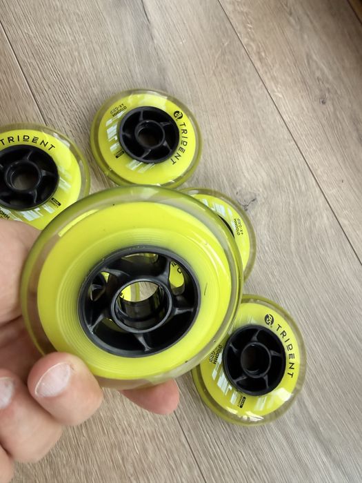 Kółka do rolek Powerslide Trident 100mm DD X-GRIP - 6 szt.