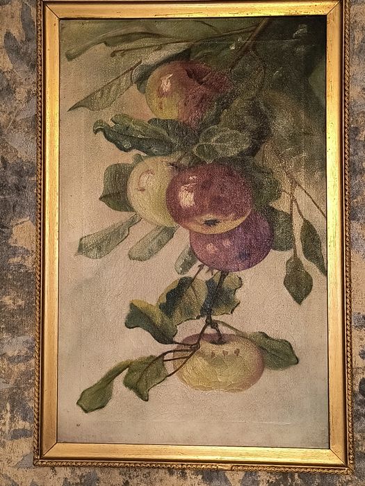 Obraz olejny na płótnie "Jabłka".