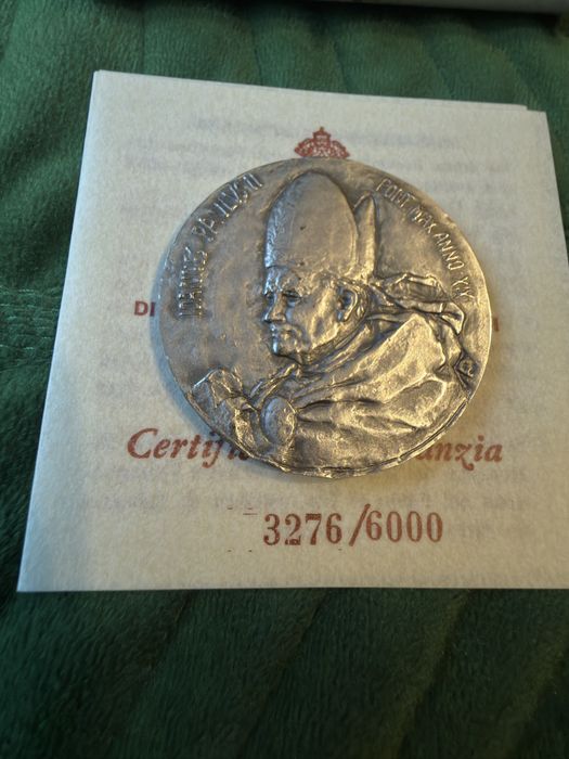 Medal Jan Paweł II srebro