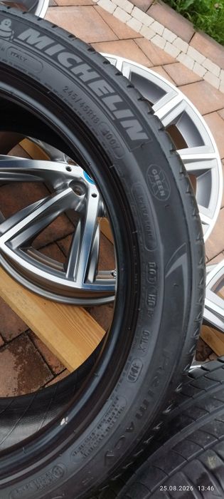 Komplet oryginalnych kół letnich (alufelgi + opony) pasujący do BMW Serii 5 (G30 / G31) oraz Serii 6 GT (G32).