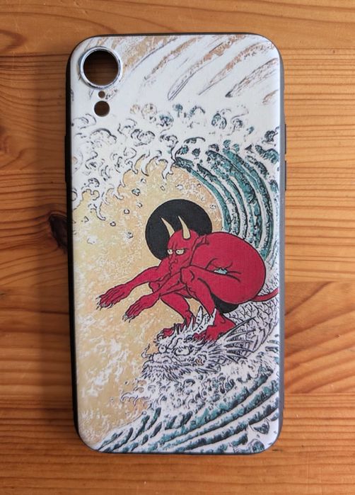 Obudowa IPhone XR z diabłem i falą