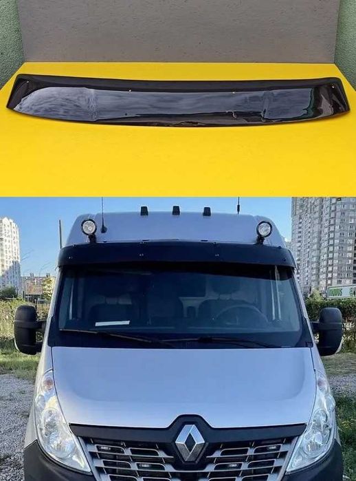 Мухобойка Дефлектор на капот на Renault Master Рено Мастер 14-19р