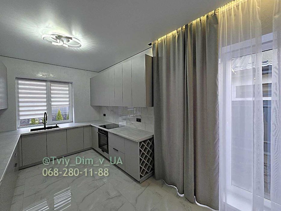 Без% Продаж! Сучасний 1 - поверх будинок у с. Путрівка. 120м.кв, 6 соток. Ремонт! Меблі! Техніка!Затишна оселя біля лісу!