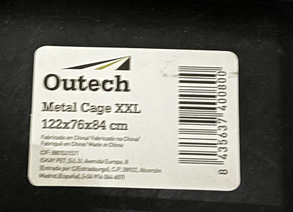 Jaula metal para cães