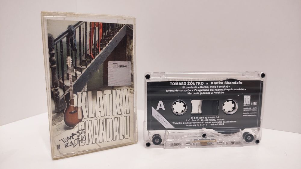 Klatka skandalu Tomasz Żółtko kaseta audio