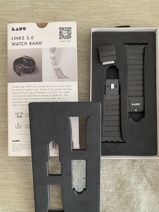 Pulseira Laut Links 2.0 - Preto (Apple Watch)