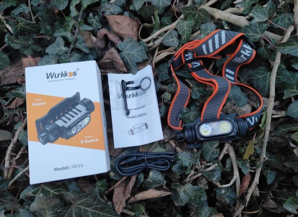 Wurkkos HD15 HD16 HD50 з акумулятором в комплекті