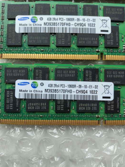 Память серверная Samsung 4x4Gb ECC RDIMMddr3
