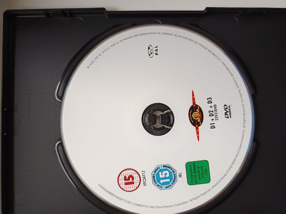 DVD uma comedia sexual numa noite de verão
