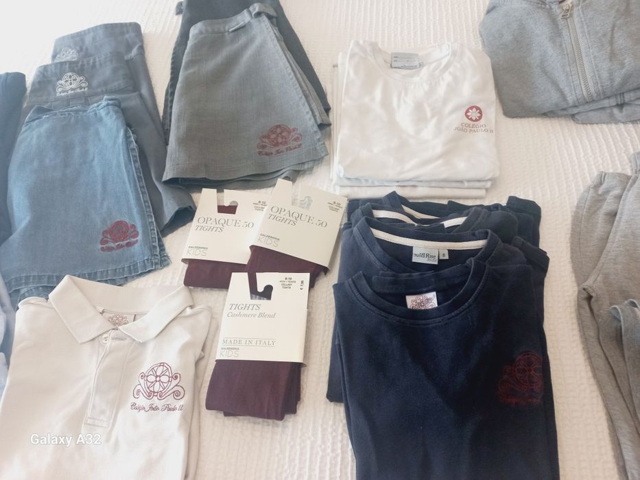 Roupa uniforme Colégio João Paulo II tamanho 8/10 anos