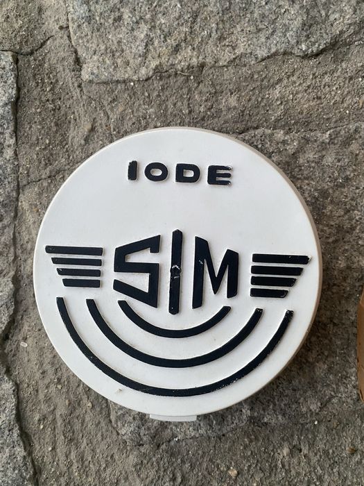 Farol Auxiliar SIM Iodé Vidro Amarelo com Capa Clássicos