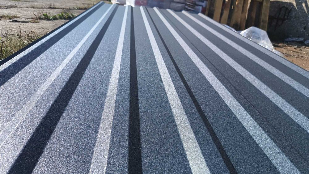 Blacha trapezowa T18 gatunek II grafit promocja