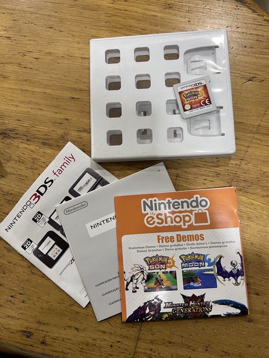 Jogo nintendo 3ds pokemon sun
