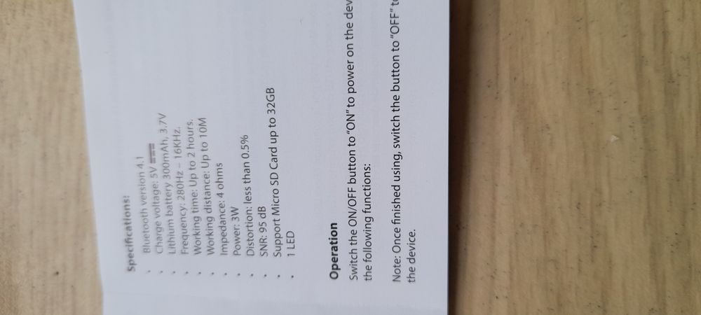 Colunas Bluetooth version 4.2