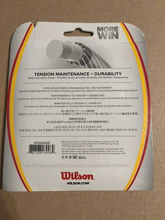 Naciąg tenisowy Wilson Synthetic Gut Duramax 1,32 mm , set 12,2 m