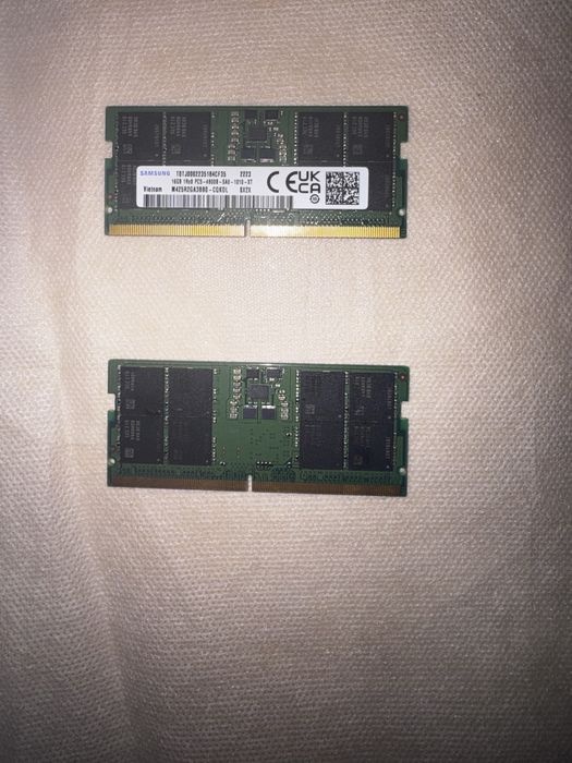 Оперативна память для ноутбука  2×16GB DDR5 SO-DIMM 4800MHz