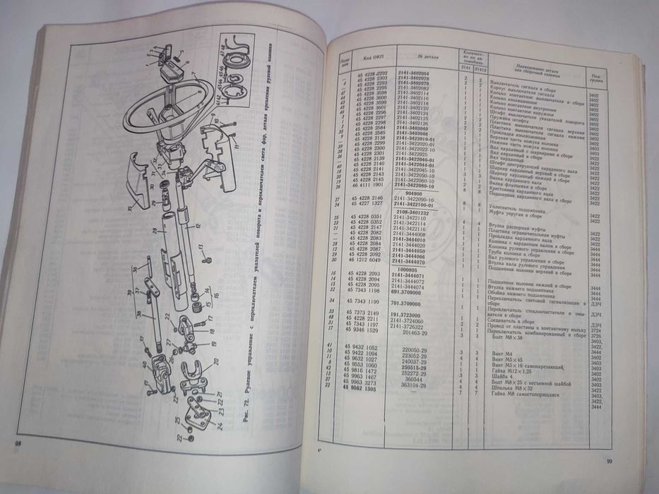 Каталог деталей автомобилей АЗЛК-2141 и АЗЛК-21412