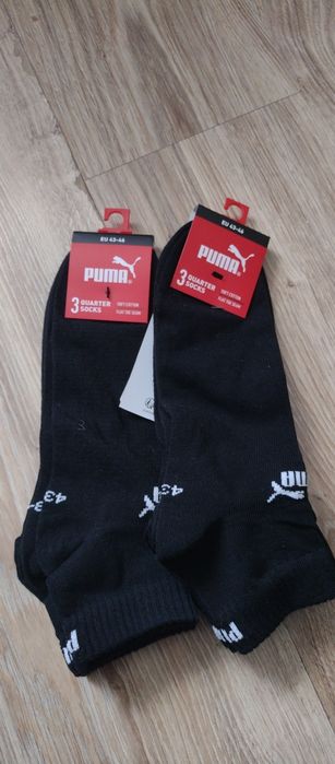 Skarpetki męskie puma 3pak x 2 komplety czarne