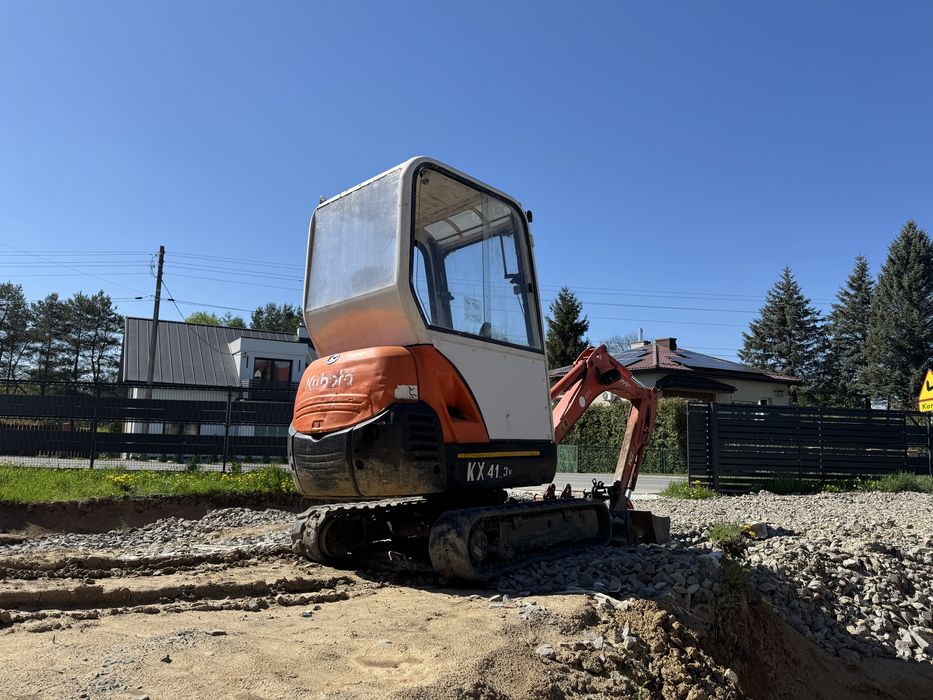 Wynajem Mini Koparki Kubota z operatorem lub bez Krosno Jasło Brzozów