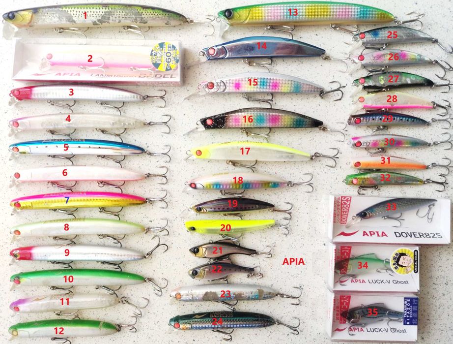 Воблеры Raid APIA Zipbaits IMA Duo Tiemco Ken Craft: 450 грн