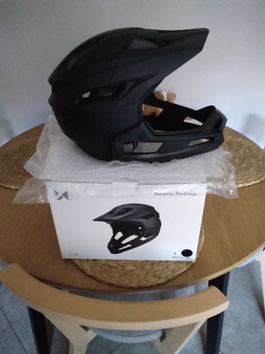 Kask Wozinski full face MTB rower, hulajnoga roz L 57-62cm