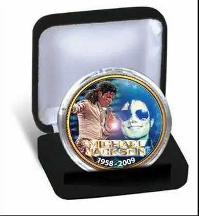 Quarter Dollar 2002 Colorida Michael Jackson