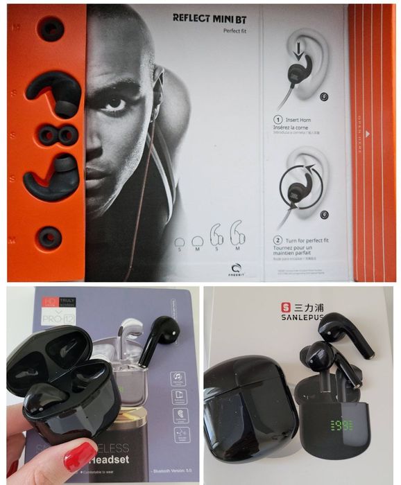 Оригинальные амбашюры на наушники JBL reflect mini  bt