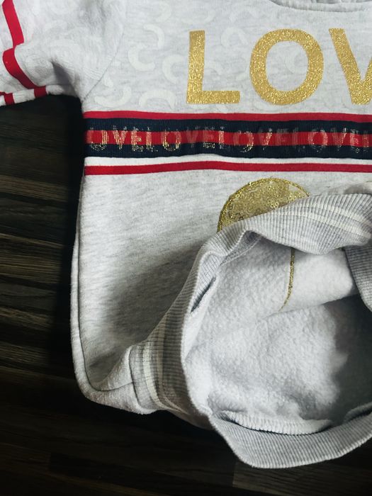 Bluza dziewczęca dla dziewczynki kaptur 98/194