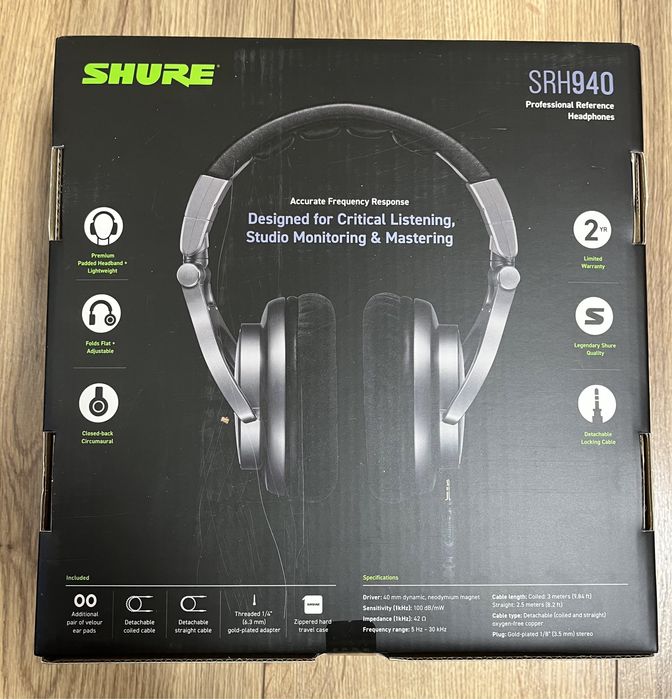 Наушники Shure SRH940