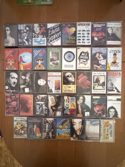 Kasety magnetofonowe Polskie tytuly.