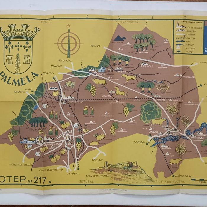 Guia ROTEP de Palmela, de 1952