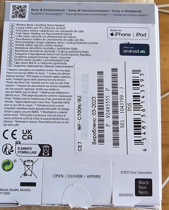 Auriculares sonY como novos