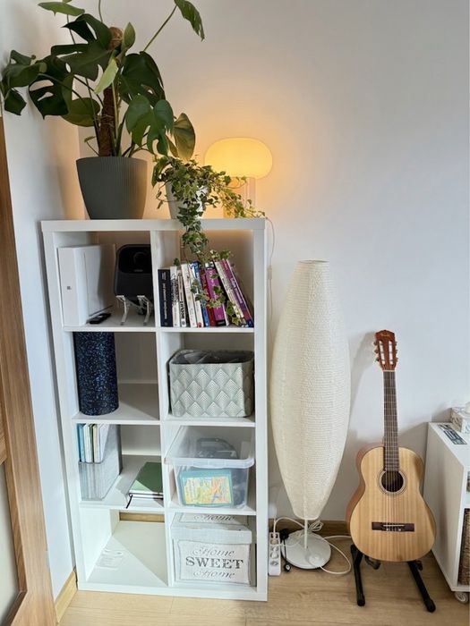Lampa podłogowa Ikea Solleftea papierowa owalna