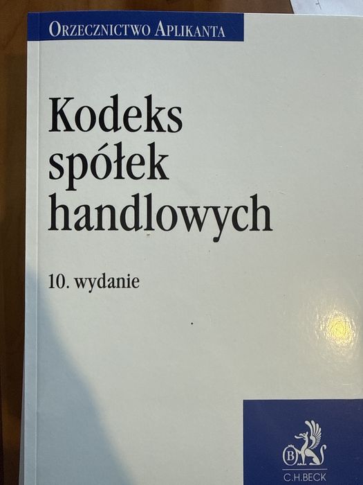 Kodeks spółek handlowych-Orzecznictwo aplikanta