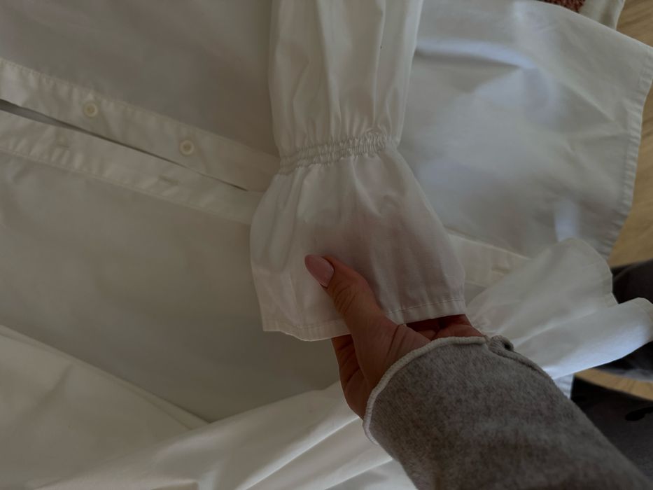 Біла блуза сорочка рубашка cher17