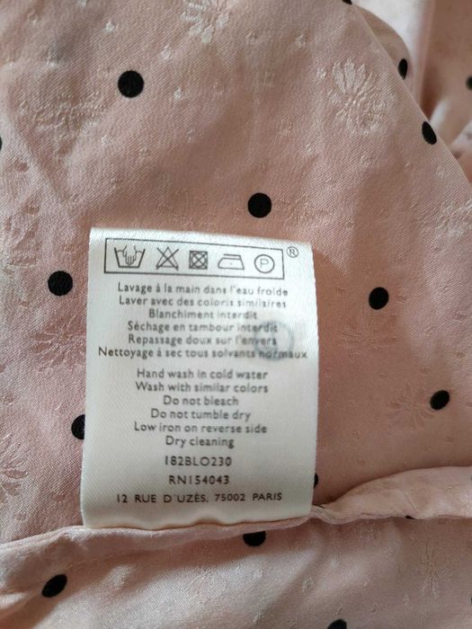 Blusa Sézane, 100% de Seda. Tamanho 36.