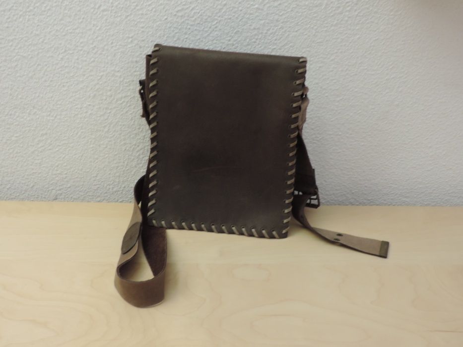 MANGO Leather Bag