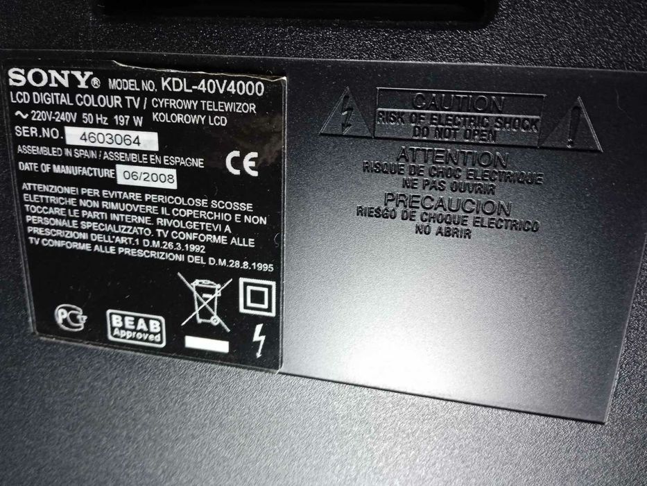 Sony KDL-40V4000