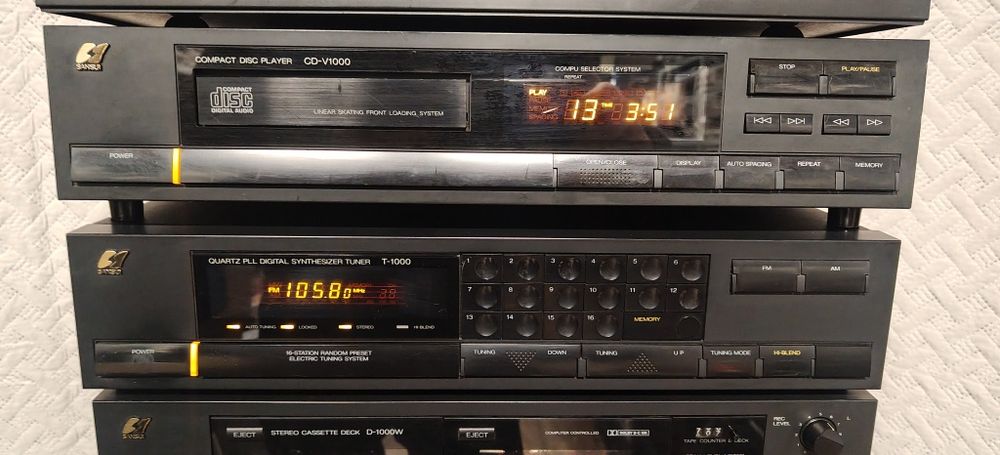 Potężna wieża SANSUI B-1000. Vintage stereo