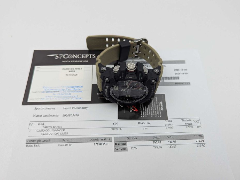 Zegarek Casio GG-1000-1A5DR Mudmaster