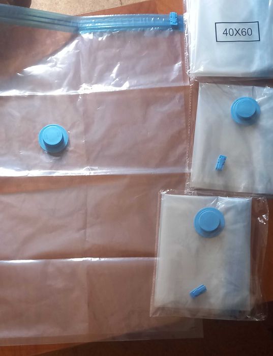 Sacos de Armazenamento a Vácuo.